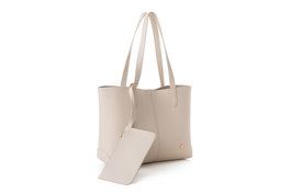 Lucky Bees Bolso Tote Crema